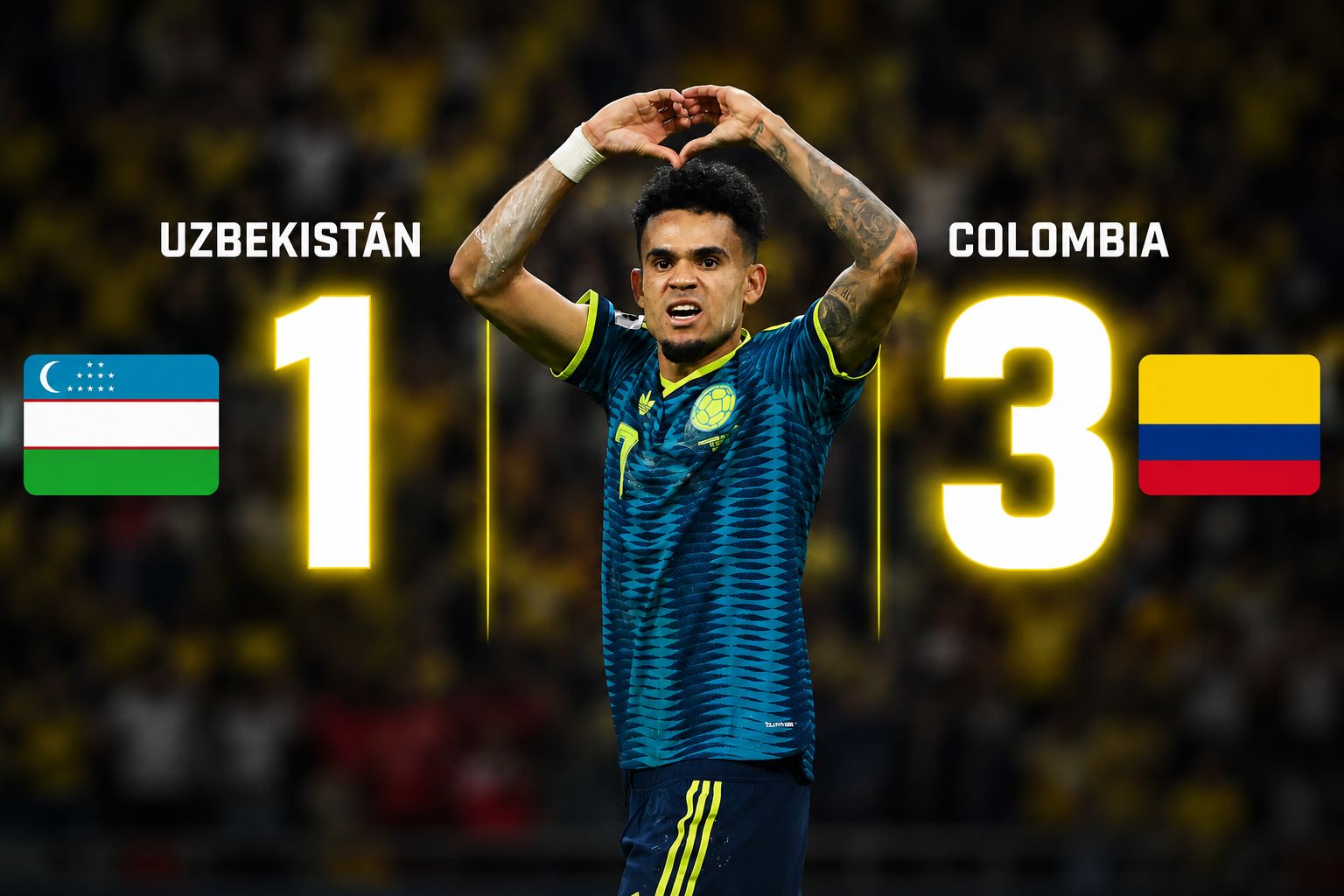 Luis Díaz lidera el triunfo de Colombia en su estreno mundialista