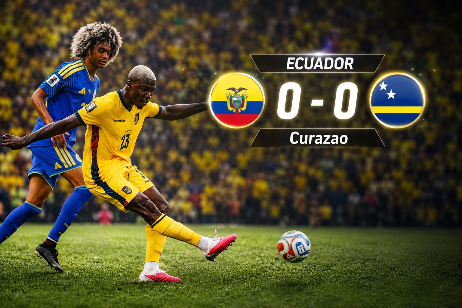 Ecuador deja escapar una oportunidad de oro y se jugará la clasificación ante Alemania todo o nada