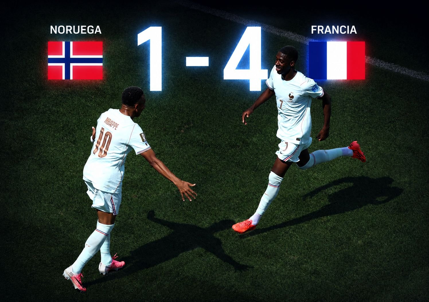 Dembélé firma un hat-trick en 32 minutos y Francia golea a Noruega para cerrar una fase de grupos perfecta
